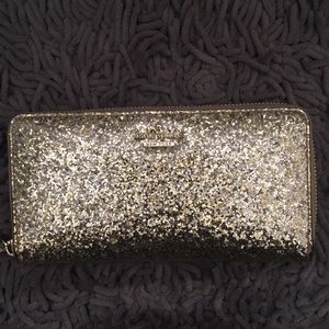 Kate spade gold wallet